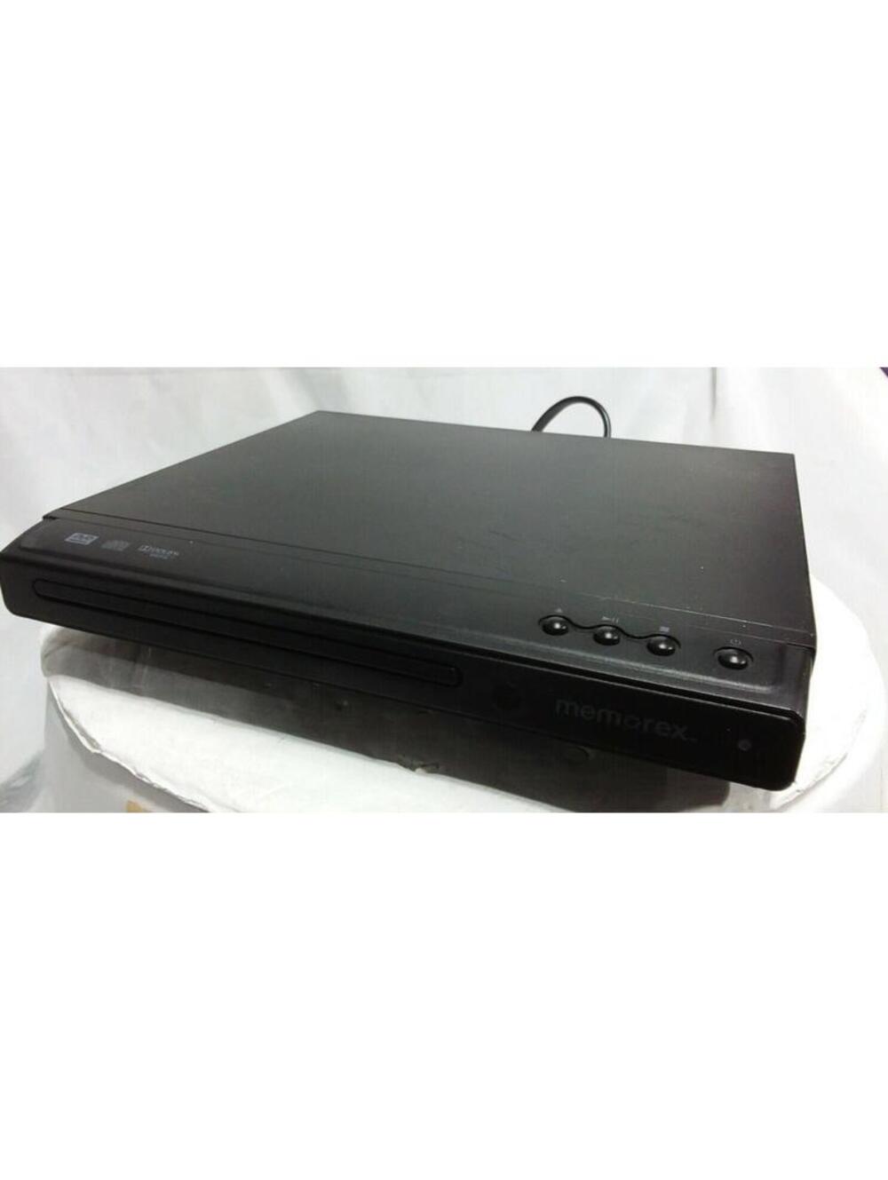 Memorex MVD2016BLKTC DVD Player Progressive Scan CD MP3 No Remote Black Tested